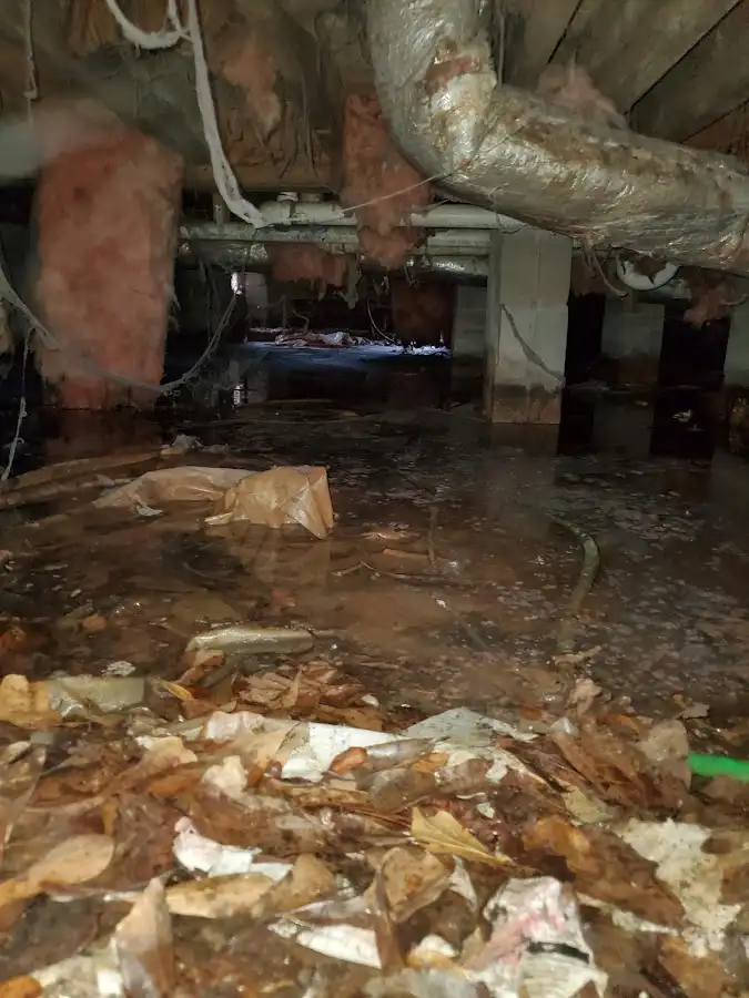 Crawl space flood assessment for Commercial Water Damage Restoration in Cedartown